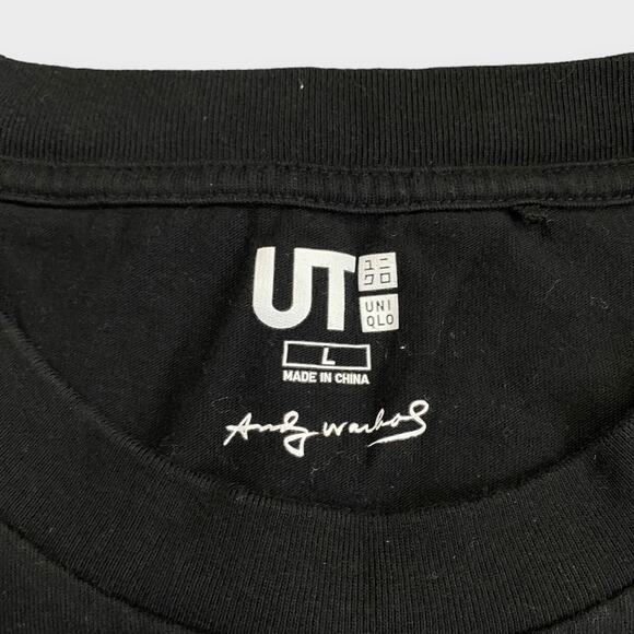 Andy Warhol x Uniqlo Men’s Art Is For Everyone Black Large Pocket T-Shirt - Picture 6 of 6